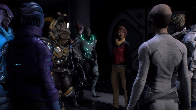 Fun fact: This was going to the featured image for the last part of my review—and then I noticed Ryder was BLINKING. Good lord almighty does this sum up my relationship with this God-foresaken game.
